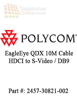 Polycom EagleEye QDX 10M Cable HDCI to S-Video / DB9 Polycom EagleEye QDX 10M Cable HDCI to S-Video / DB9