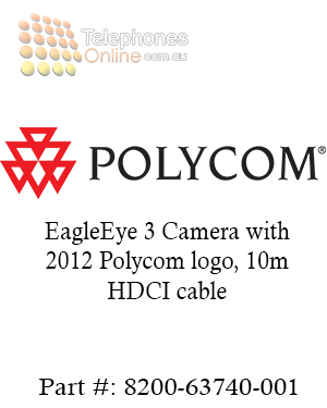 Polycom EagleEye 3 Camera with 2012 Polycom logo, 10m HDCI cable (8200-63740-001) Polycom EagleEye 3 Camera with 2012 Polycom logo, 10m HDCI cable (8200-63740-001)