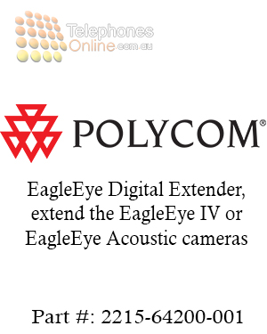 Polycom EagleEye Digital Extender, extend the EagleEye IV or EagleEye Acoustic cameras (2215-64200-001) Polycom EagleEye Digital Extender, extend the EagleEye IV or EagleEye Acoustic cameras (2215-64200-001)