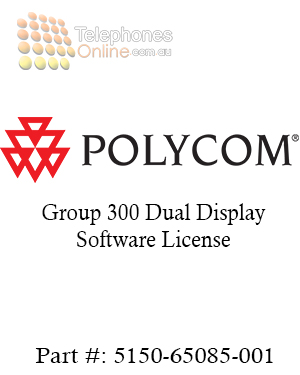 Polycom Group 300 Dual Display Software License (5150-65085-001) Polycom Group 300 Dual Display Software License (5150-65085-001)