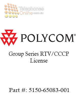 Polycom Group Series RTV/CCCP License (5150-65083-001) Polycom Group Series RTV/CCCP License (5150-65083-001)
