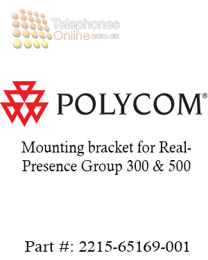 Polycom Mounting bracket for RealPresence Group 300 & 500 (2215-65169-001) Polycom Mounting bracket for RealPresence Group 300 & 500 (2215-65169-001)