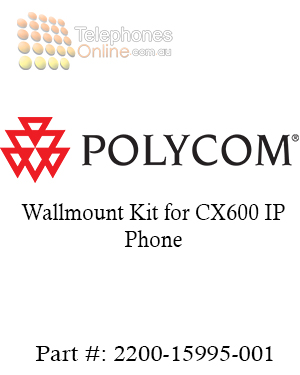 Polycom Wallmount Kit for CX600 IP Phone (2200-15995-001) Polycom Wallmount Kit for CX600 IP Phone (2200-15995-001)
