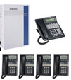 Samsung DCS24 Phone System 6 Lines 5 handsets