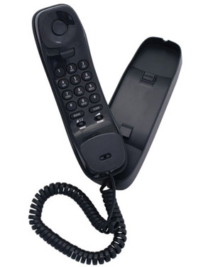 Uniden FP 1100 Slim Line Corded Phone, hotel analogue desk phone works even under power failure conditions