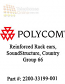 Polycom Reinforced Rack ears, SoundStructure, Country Group 66