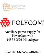 Polycom Auxiliary power supply for PowerCam with 1457-50526-001 adapter (1465-52748-040)