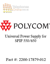 Polycom Universal Power Supply for SPIP 550/650. 1-pack (2200-17879-012) Polycom Universal Power Supply for SPIP 550/650. 1-pack (2200-17879-012)