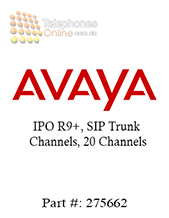 Avaya IPO R9+, SIP Trunk Channels, 20 Channels (275662)