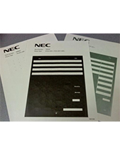 NEC DESI ITL/DTL-SIDE LABEL (25 PKG) - Main Body Side Panel Labels NEC DESI ITL/DTL-SIDE LABEL (25 PKG) - Main Body Side Panel Labels