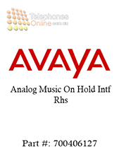 Avaya Analog Music On Hold Intf Rhs (700406127) Avaya Analog Music On Hold Intf Rhs (700406127)