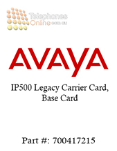 Avaya IP500 Legacy Carrier Card, Base Card (700417215) Avaya IP500 Legacy Carrier Card, Base Card (700417215)