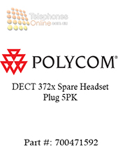 Avaya DECT 372x Spare Headset Plug 5PK (700471592) Avaya DECT 372x Spare Headset Plug 5PK (700471592)