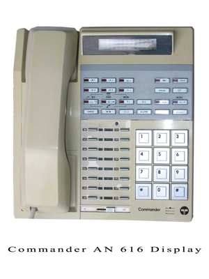 AN 616 Secondhand Commander Phone system Handset 