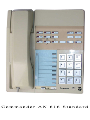 AN 616 NON DISPLAY Secondhand Commander Phone system Handset 