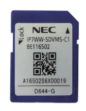 NEC SL2100 IP7WW-SDVMS-C1 - SD Card (1GB) for VRS/VM (InMail) Storage NEC SL2100 IP7WW-SDVMS-C1 - SD Card (1GB) for VRS/VM (InMail) Storage
