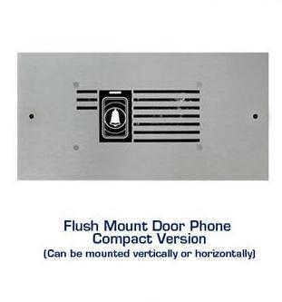 Door Phone Single Press Button , Steel Housed