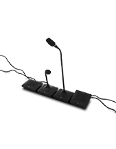 Revolabs Elite Wired Microphone 5-wire 12-inch Gooseneck Microphone (White)