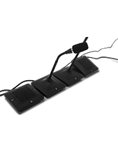 Revolabs Elite Wired Microphone 5-wire 6-inch Gooseneck Microphone (White)