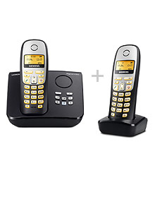 Siemens Gigaset A265 Duo, Telephone with handsfree function plus an extra handset and integrated answering machine 