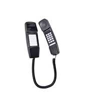 Interquartz IQ50B Black Slimline Telephone