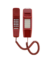 Interquartz IQ50R Red Slimline Phone