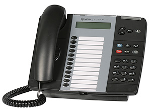 Mitel Networks 5212 IP Phone Handset is a an Enterprise class, dual port, dual mode 2 X 20 characters per line white backlit graphics display (with dimming and contrast control) phone