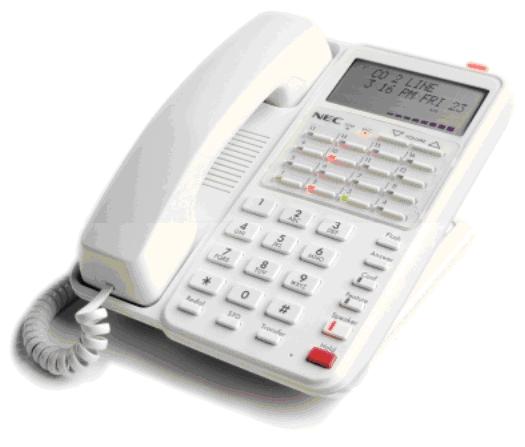 NEC Xen Alpha Display DTB-16D-1A(WH) Telephone Refurbished