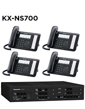 Panasonic KX-NS700 Phone System with 4 Handsets