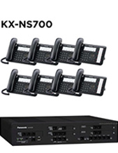 Panasonic KX-NS700 Phone System with 8 Handsets