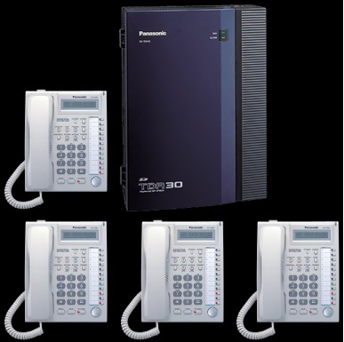 Panasonic TDA30 Business phone system 4 line, 4 handsets Panasonic TDA30 Business phone system 4 line, 4 handsets