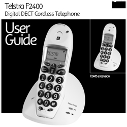 F2400 Telstra User Guide cordless how to where buy F2300 Instructions Manual