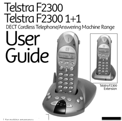 F2300 Telstra User Guide cordless how to where buy F2300 Instructions Manual