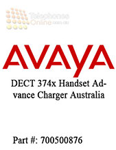 Avaya DECT 374x Handset Advance Charger Australia (700500876) Avaya DECT 374x Handset Advance Charger Australia (700500876)