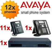 Avaya IP500 Telephone System with 12 Handsets