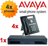 Avaya IP500 Phone System with 4 Handsets