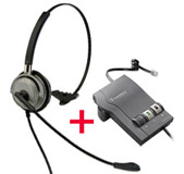 BTC M501 Corded Headset plus Plantronics M22 headset amplifier BTC M501 Corded Headset plus Plantronics M22 headset amplifier