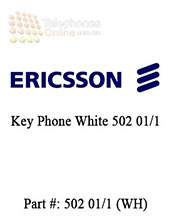 Ericsson Key Phone White 502 01/12 (Refurbished)