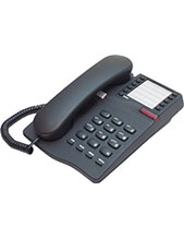 Interquartz Gemini IQ331B Analogue Black 10 memory Phone for Hotel