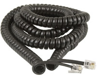 Long Telephone Curly Cord, 5 Metre Handset Cords RJ11 to RJ11, Extend the distance of your Phone 