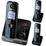 Panasonic KX-TG8163 Cordless Phone Triple Pack with digital answering machine (KX-TG8163) Panasonic KX-TG8163 Cordless Phone Triple Pack with digital answering machine (KX-TG8163)