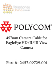 Polycom 457mm Camera Cable for EagleEye HD/II/III View Camera (2457-09729-001)