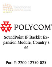 Polycom SoundPoint IP Backlit Expansion Module, Country s 66