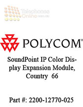 Polycom SoundPoint IP Color Display Expansion Module, Country  66