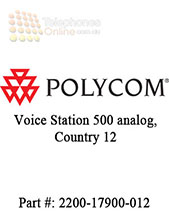 Polycom Voice Station 500 analog, Country 12 (2200-17900-012) Polycom Voice Station 500 analog, Country 12 (2200-17900-012)