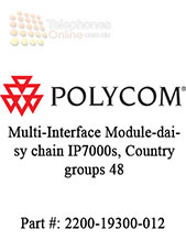Polycom Multi-Interface Module-daisy chain IP7000s, Country groups 48 (2200-19300-012)