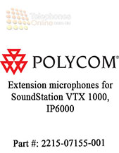 Polycom Extension microphones for SoundStation VTX 1000, IP6000 (2215-07155-001)