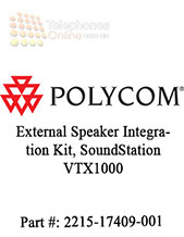 Polycom External Speaker Integration Kit, SoundStation VTX1000 (2215-17409-001)