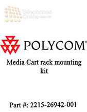 Polycom Media Cart rack mounting kit, 2583-26914-001