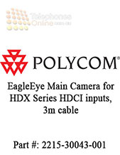 Polycom EagleEye Main Camera for HDX Series HDCI inputs, 3m cable